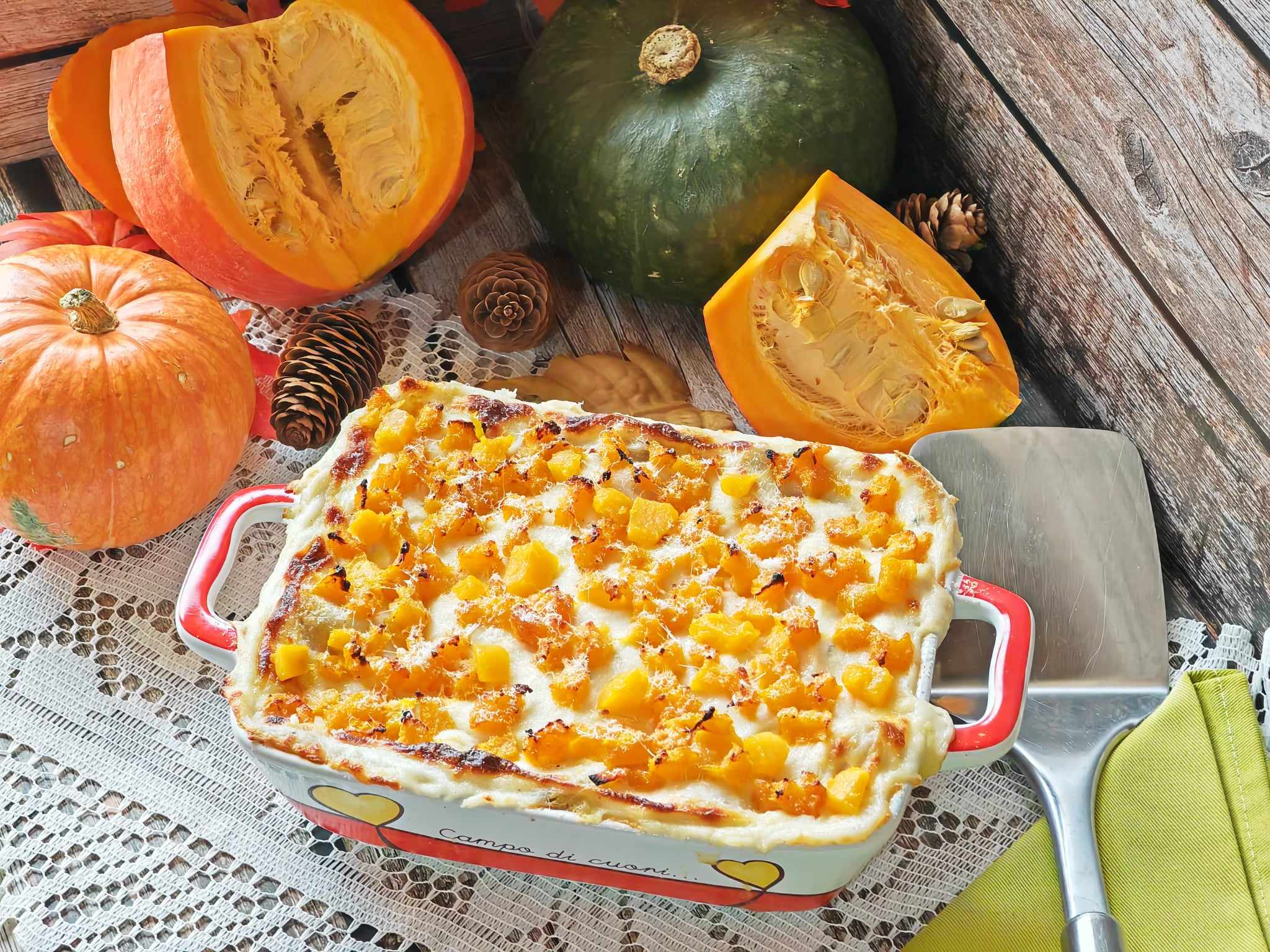 Creamy Pumpkin Lasagna