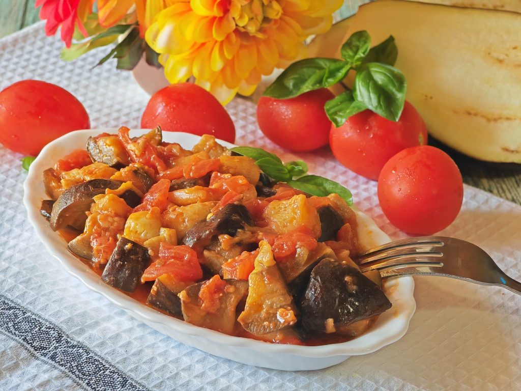Eggplants with Tomato