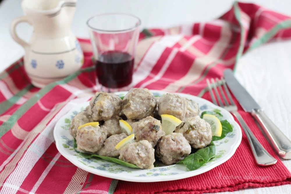 Meatballs with Spinach and Lemon