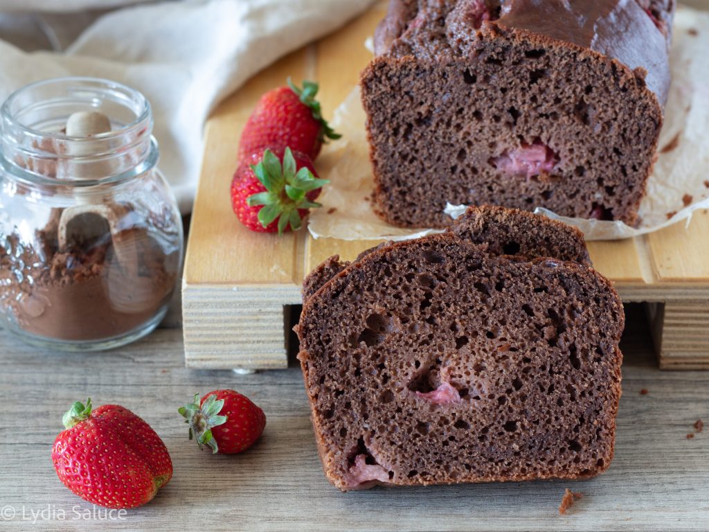 Ricotta, Strawberry, and Cocoa Pound Cake