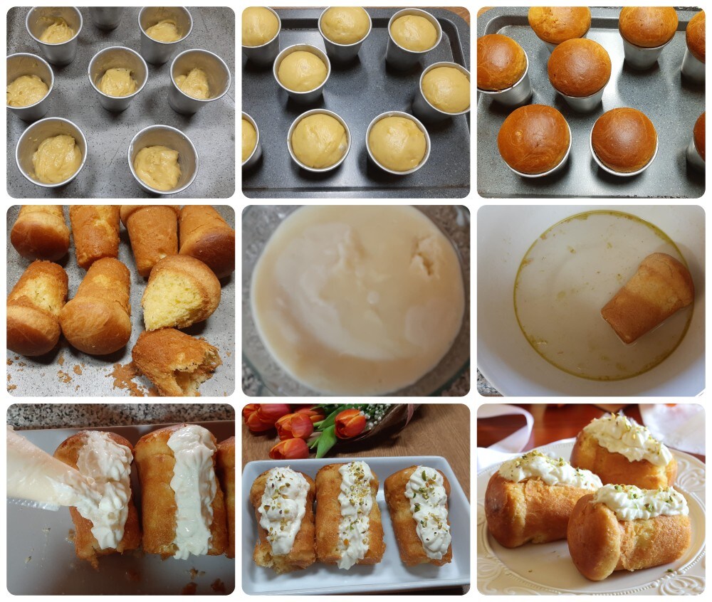 Babà with Bergamot Cream