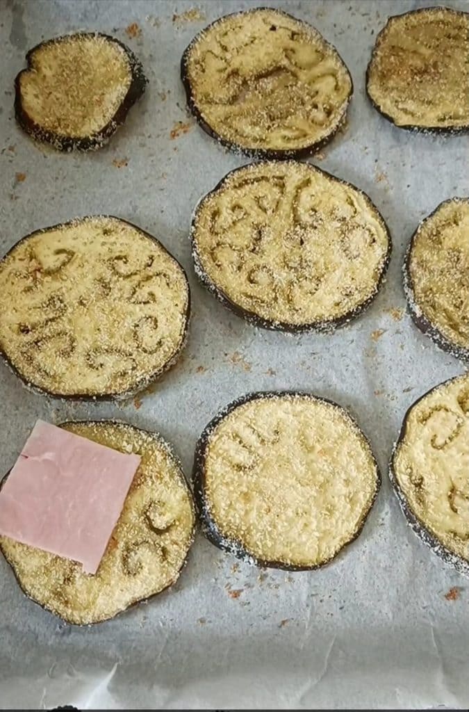Eggplants Stuffed with Ham