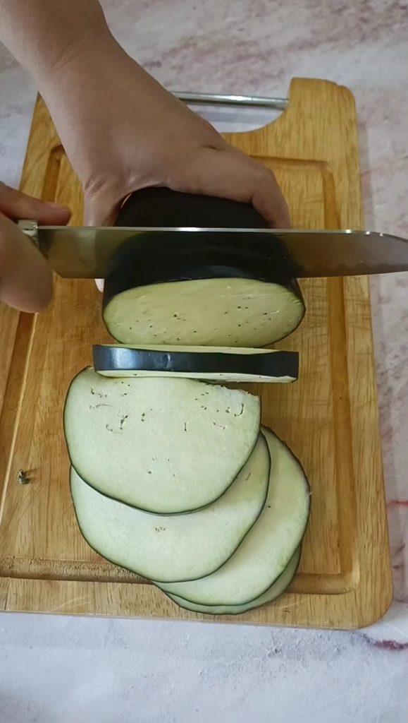 Sliced Eggplant