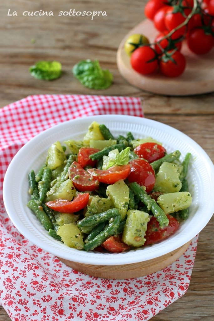 green bean and potato salad