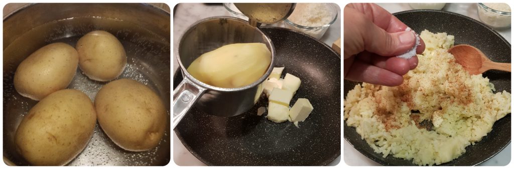 fresh cotechino with mashed potatoes