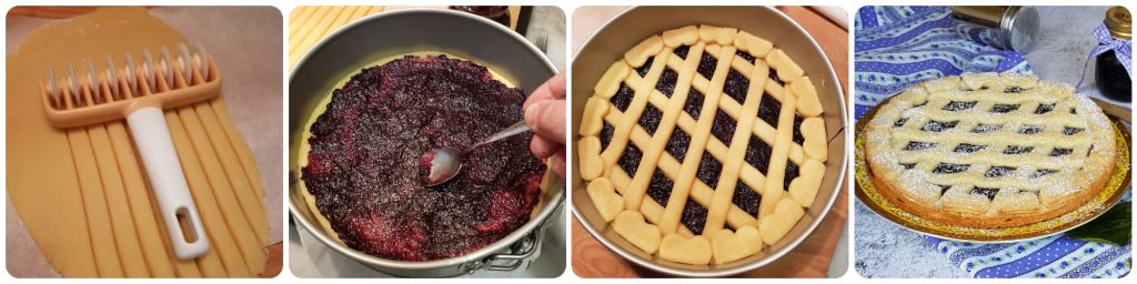 mulberry jam tart