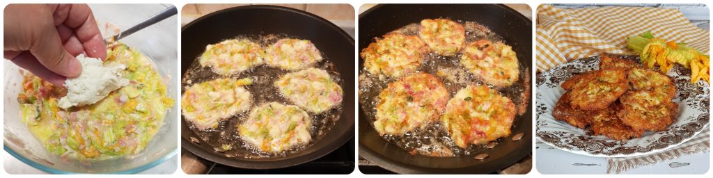 pumpkin flower fritters