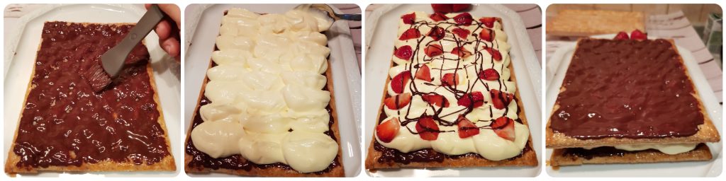 Napoleon Cake with cream