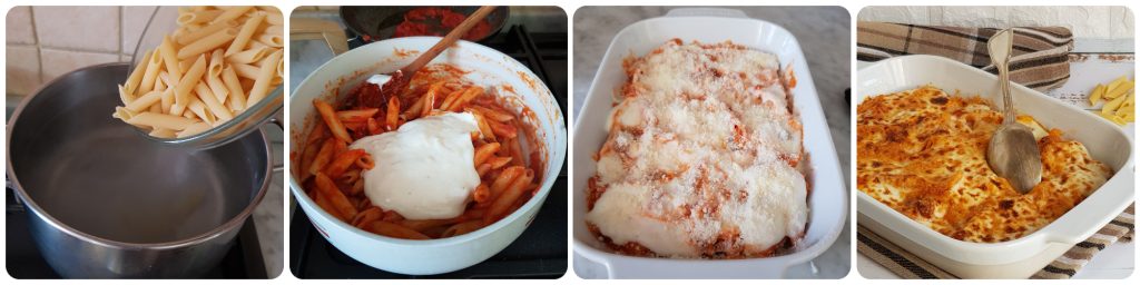 baked pasta with sausage