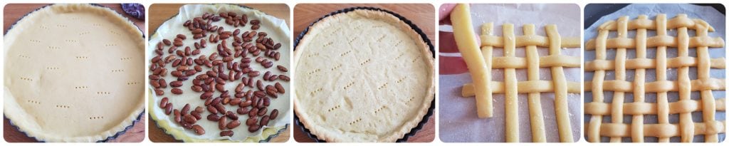 tart with cream and cherries