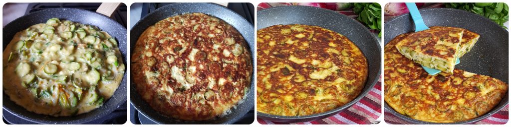 zucchini and tropea onion frittata