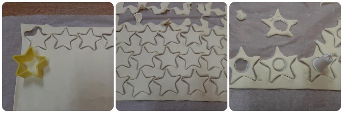puff pastry stars christmas wreath appetizer recipe
