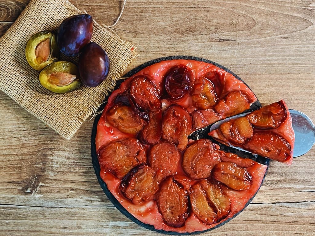 Plum Tarte Tatin
