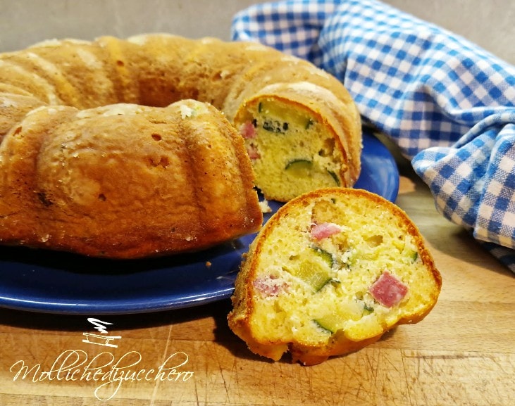 Savory Bundt Cake with Zucchini and Sausage
