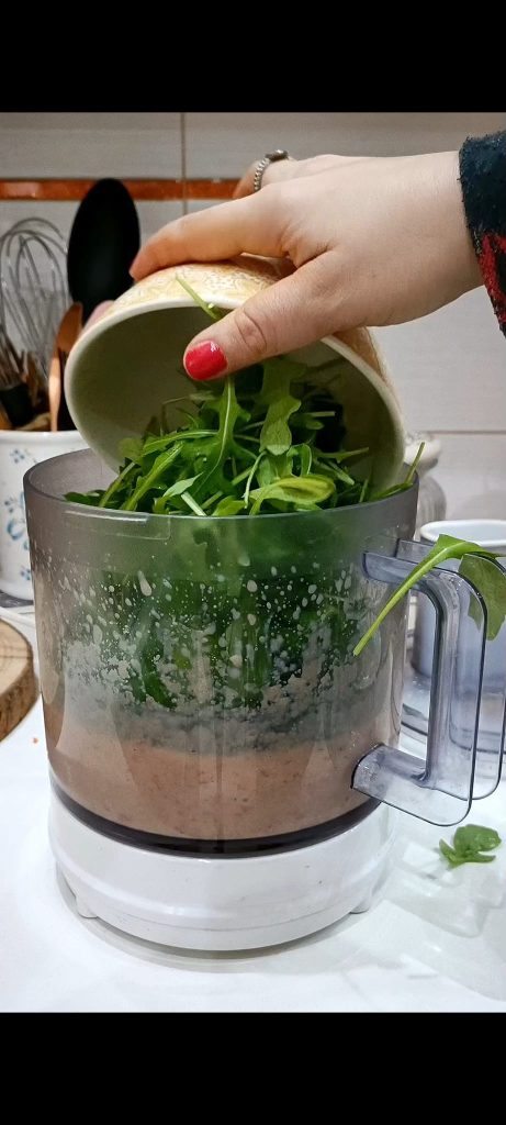 Add the arugula