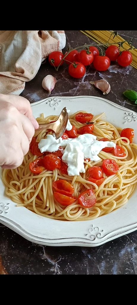 Adding stracciatella