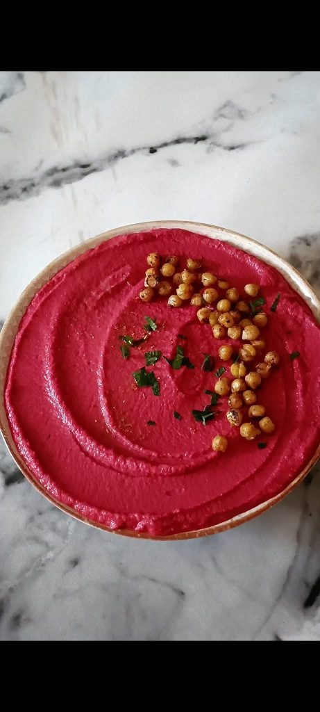 Pour into the dish and garnish