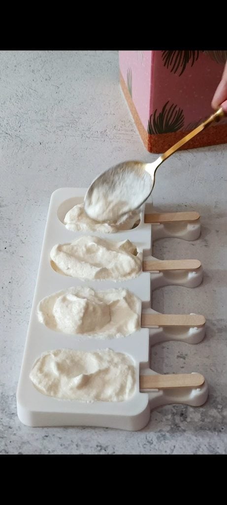 Pouring into molds