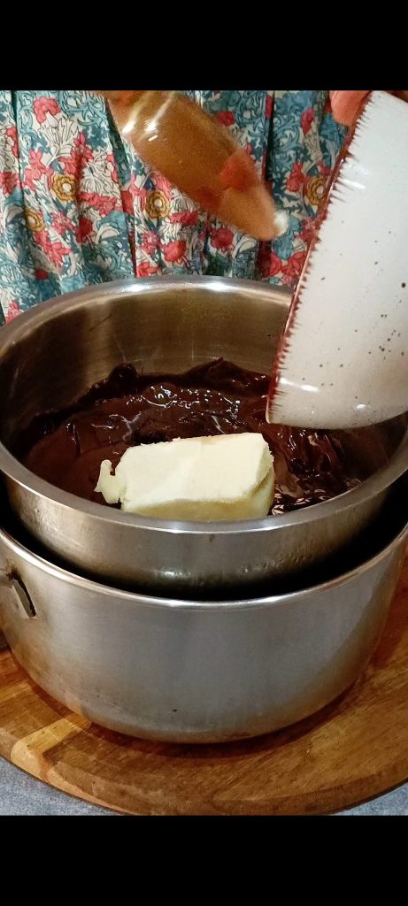 We add the butter