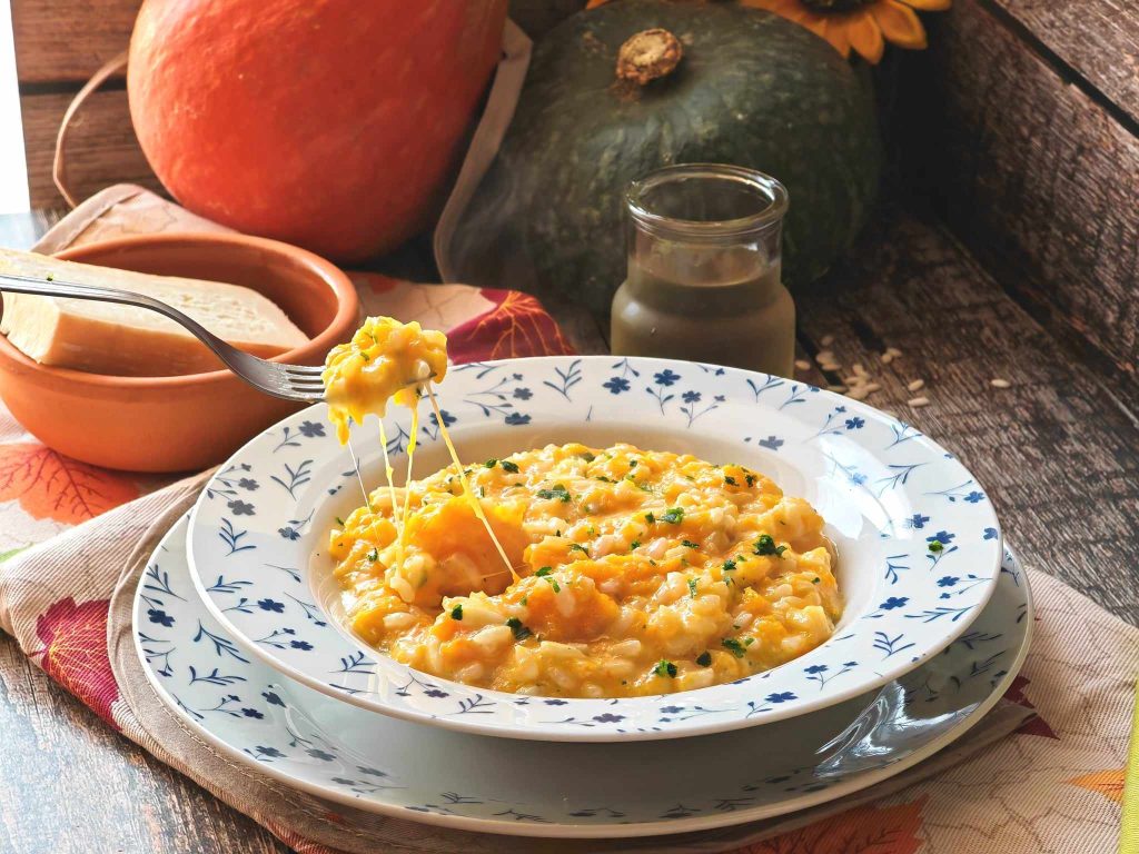 Pumpkin and Taleggio Risotto