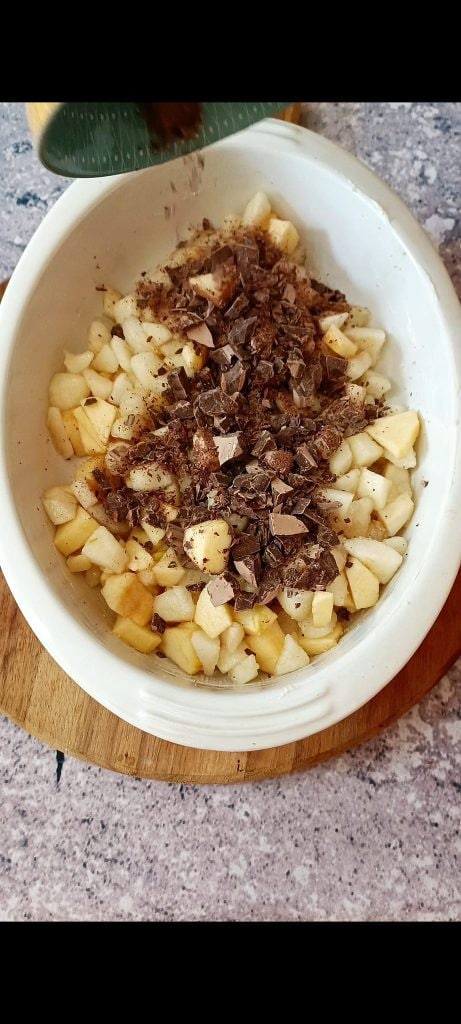 Add the dark chocolate