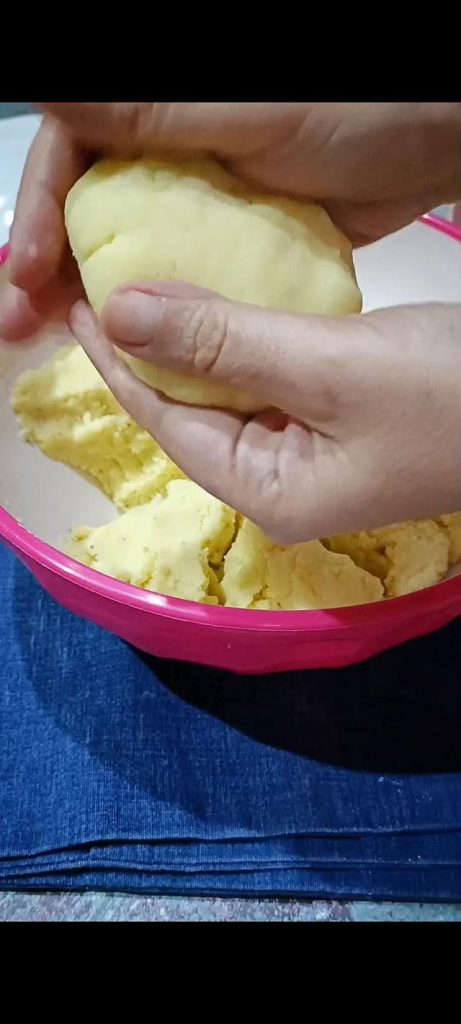 Seal well with your hands