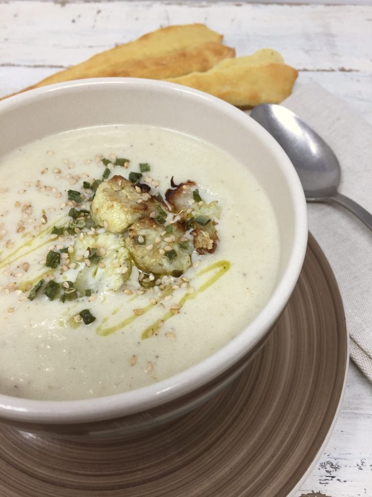 Roasted Cauliflower Soup