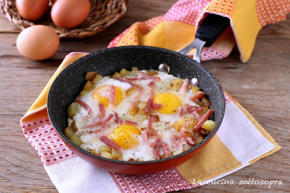 Eggs with Bacon and Potatoes