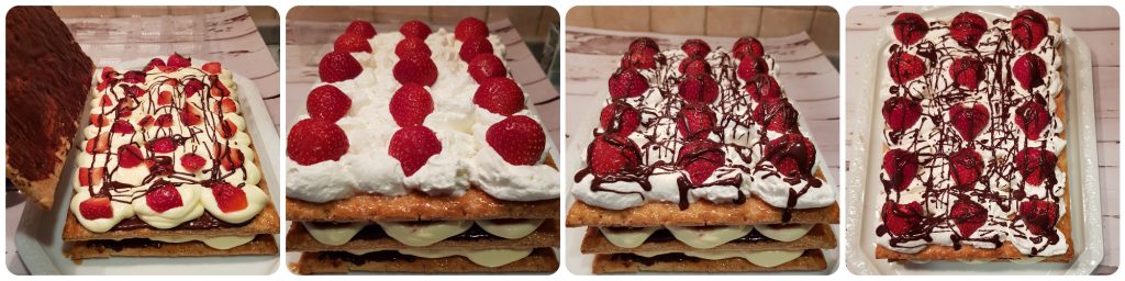 Napoleon Cake with cream