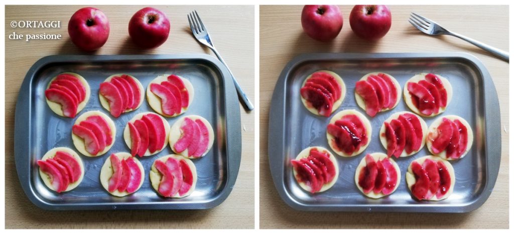 4 nine red love apple cookies