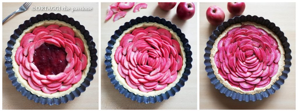 4 tart before and after baking