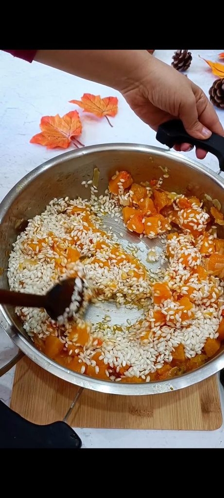 Toasting the rice