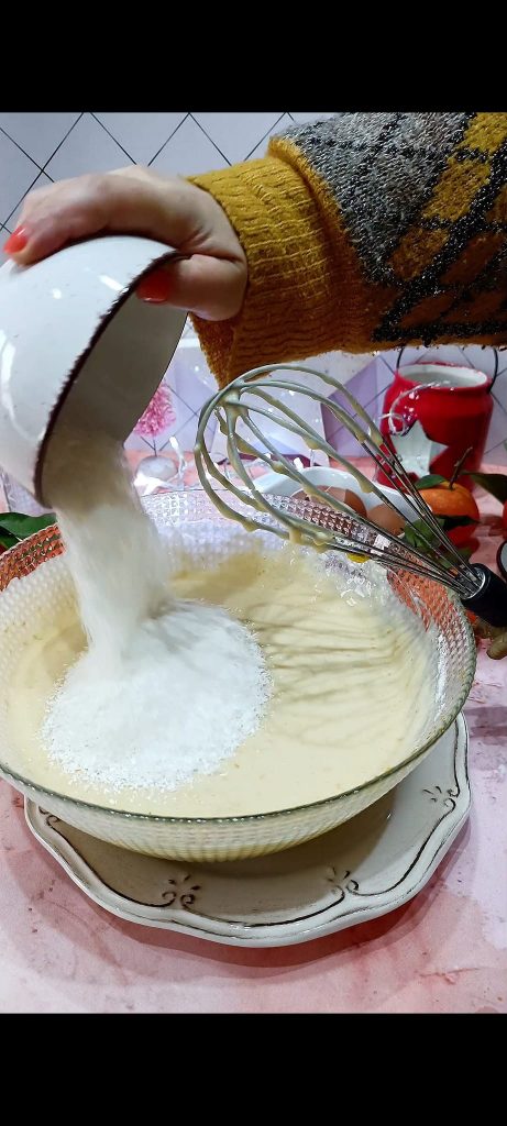 Finally add the shredded coconut