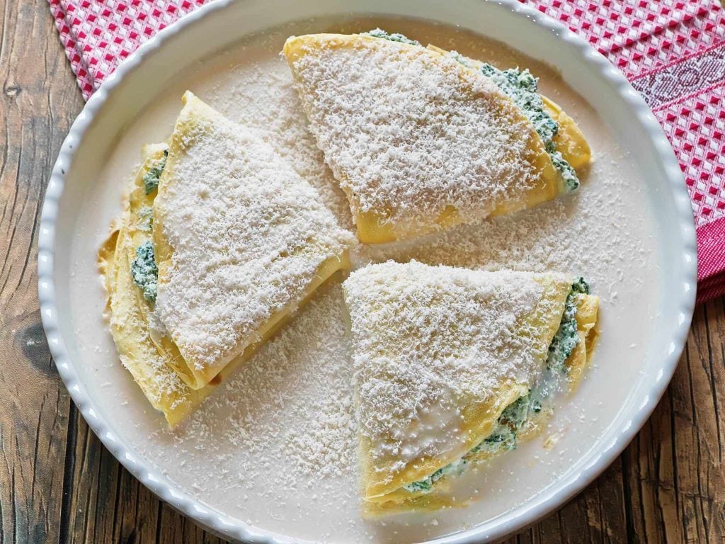 Crepes with Ricotta and Spinach