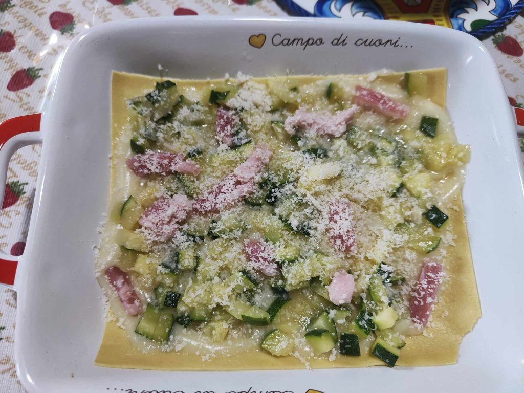 Lasagna with Zucchini and Speck