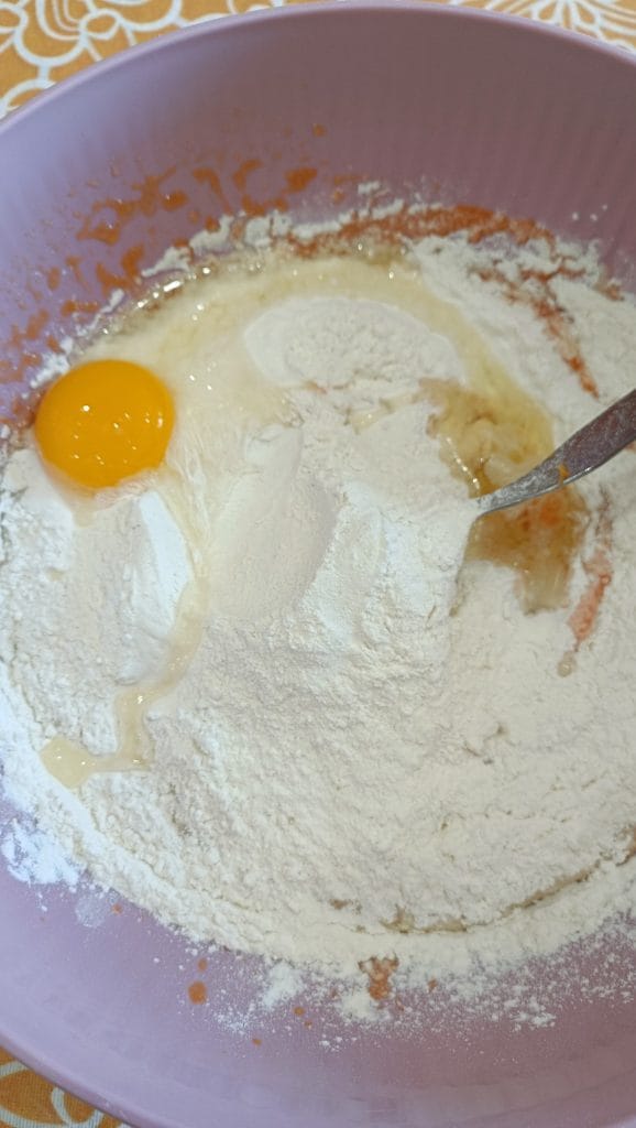 Preparing pumpkin gnocchi without potatoes with pumpkin, flour, and an egg