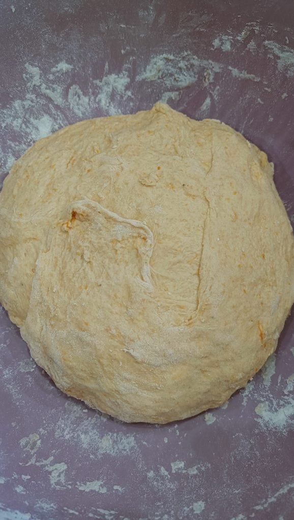 We knead until we get a homogeneous dough