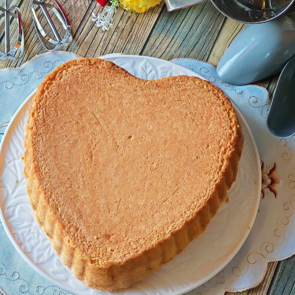Heart Sponge Cake