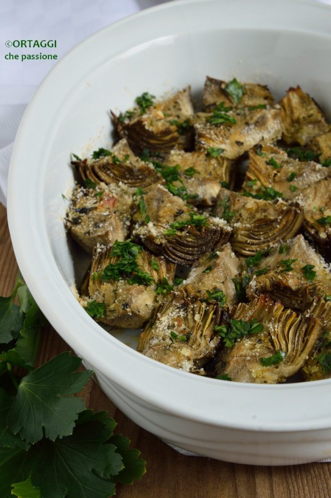 light baked artichokes