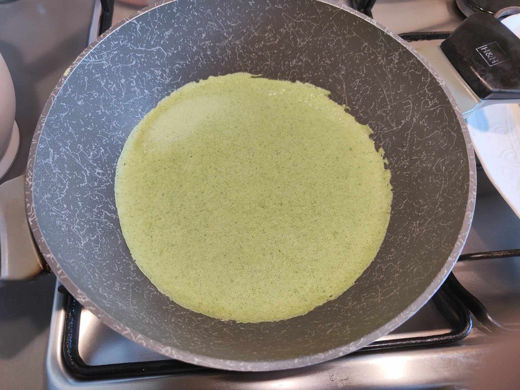 Green Broccoli Crepes