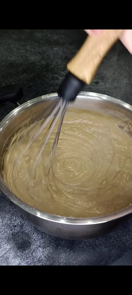 Mix until it becomes a cream