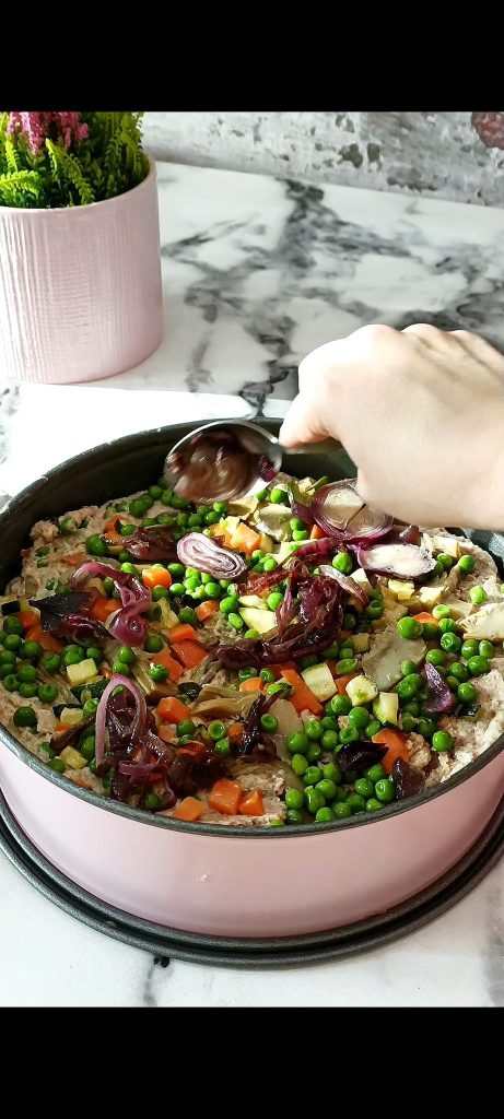 Soft batter in springform pan