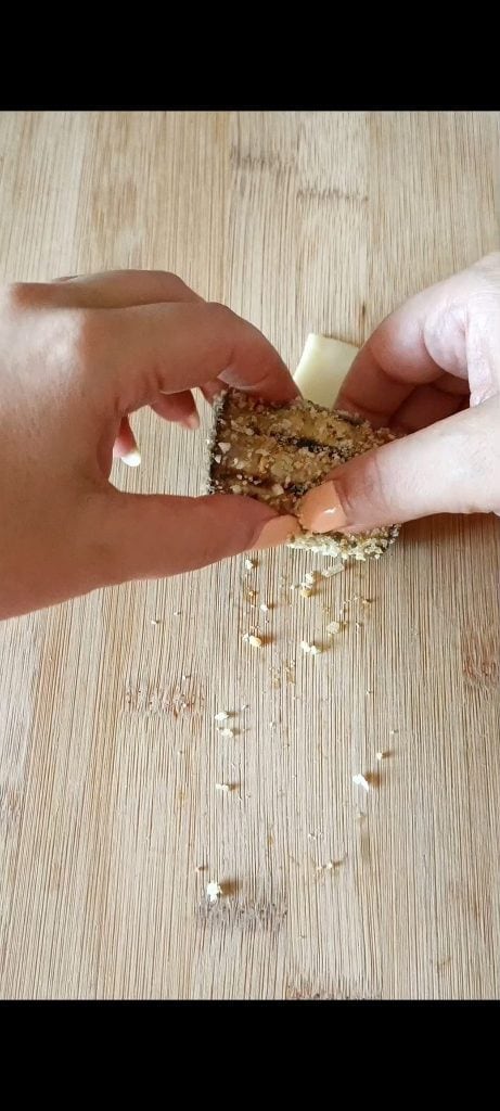 Roll each slice to make a roll