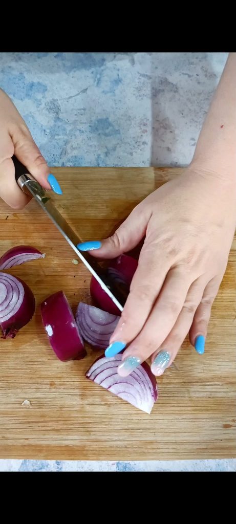 Chopped red onion