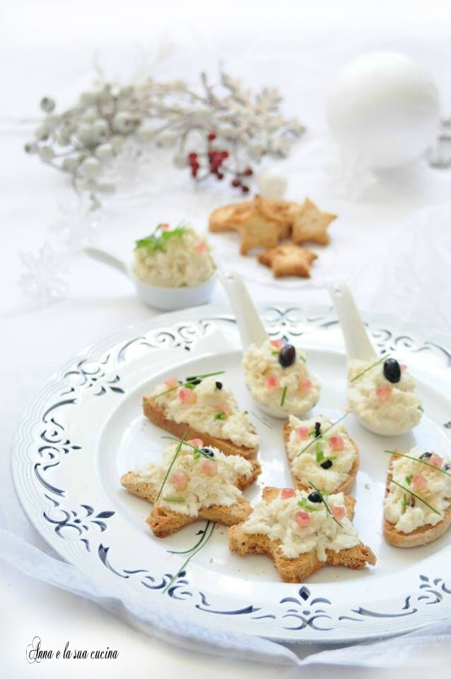 Crostini with Creamed Codfish