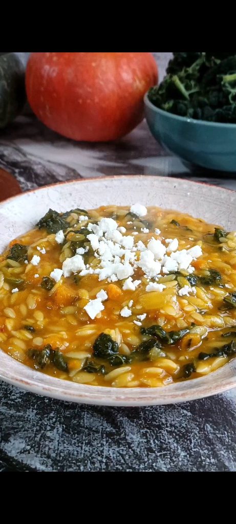 Adding crumbled feta