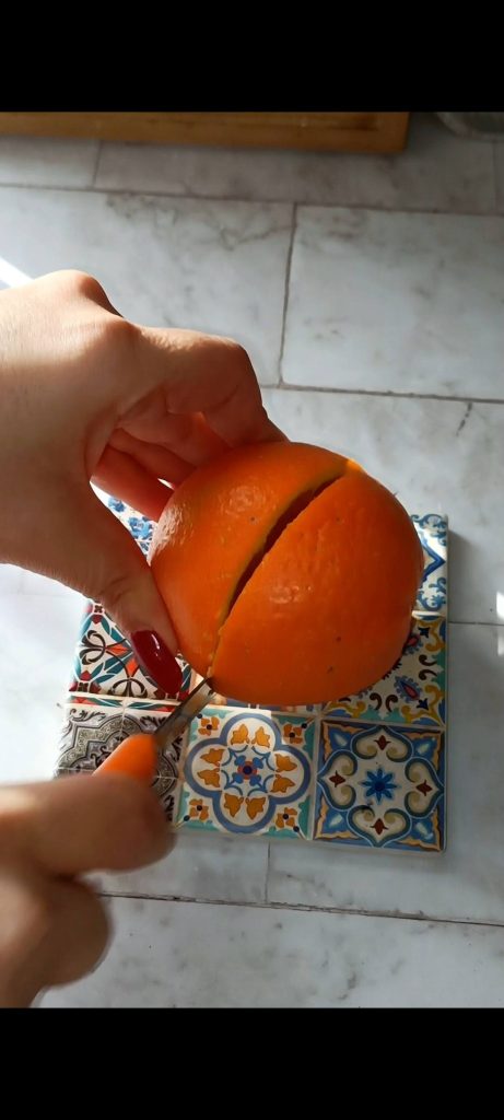 Juice an orange