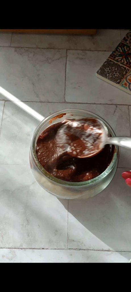 Add chocolate cream
