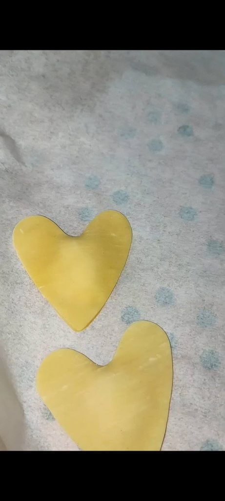 Cook the heart-shaped ravioli