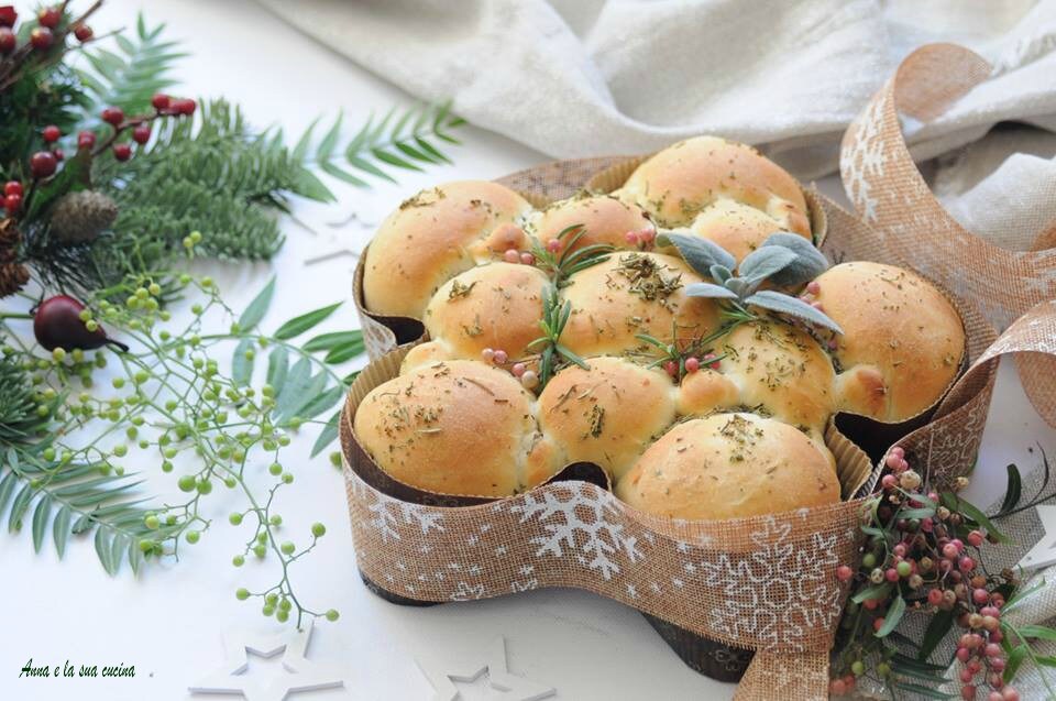 Christmas Herb Bread Star